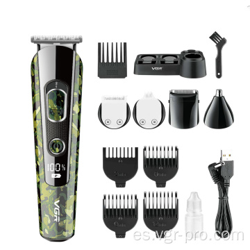 VGR V-102 Kit de aseo para hombre Trimmer de cabello